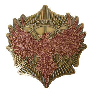 Harry Potter Order of the Phoenix Badge Dumbledore Army Hogwarts Wizarding Trunk